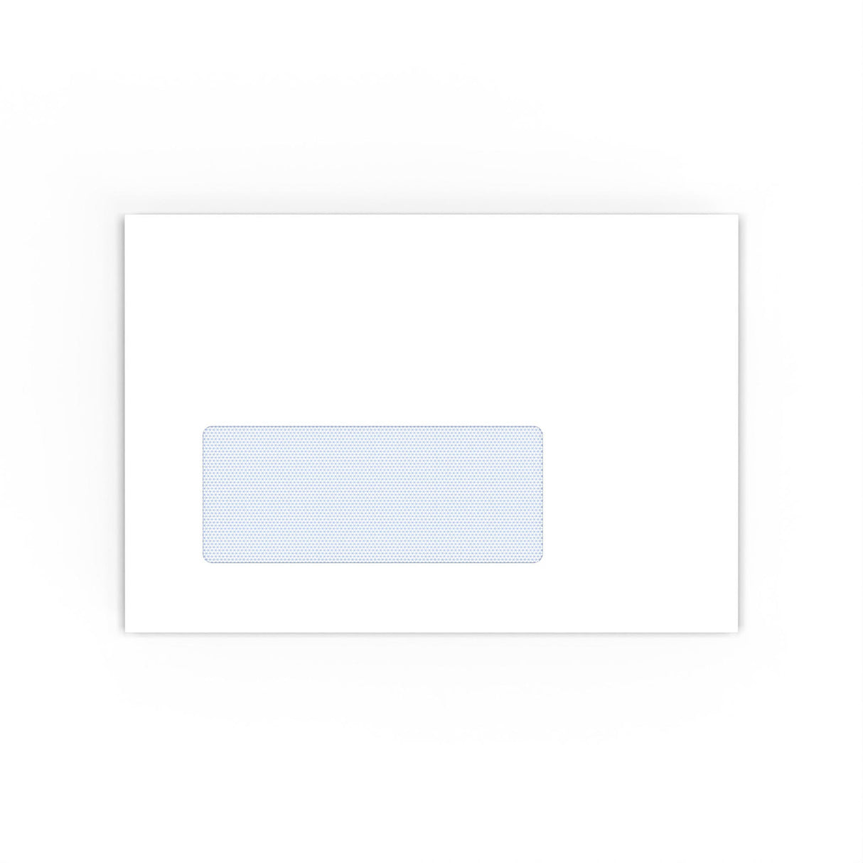Witte envelop met binnendruk – met venster 114x162 mm (C6)