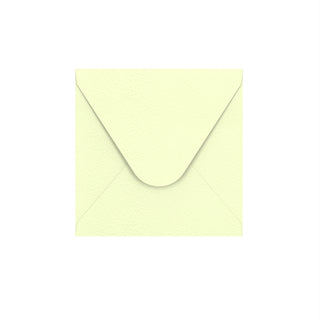 Ivoorkleurig Kuvert met Hamerslagmotief 110 x 110 mm