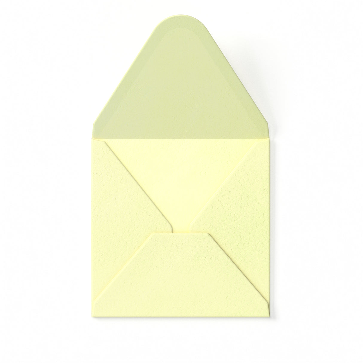 Ivoorkleurig Kuvert met Hamerslagmotief 110 x 110 mm