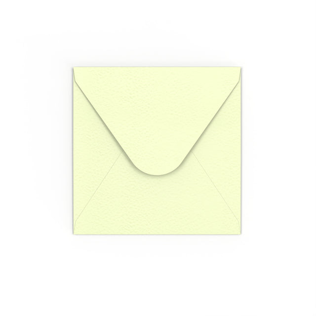 Ivory Envelope Hammered Texture 130x130 mm