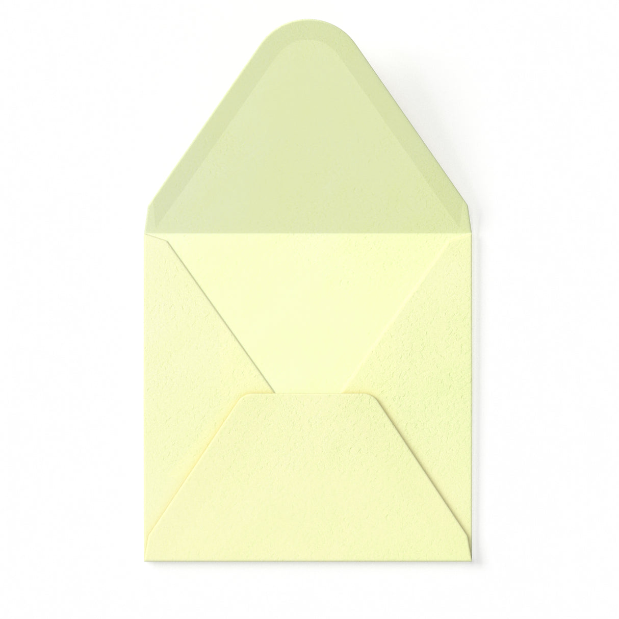 Ivoorkleurig Kuvert met Hamerslagmotief 130 x 130 mm