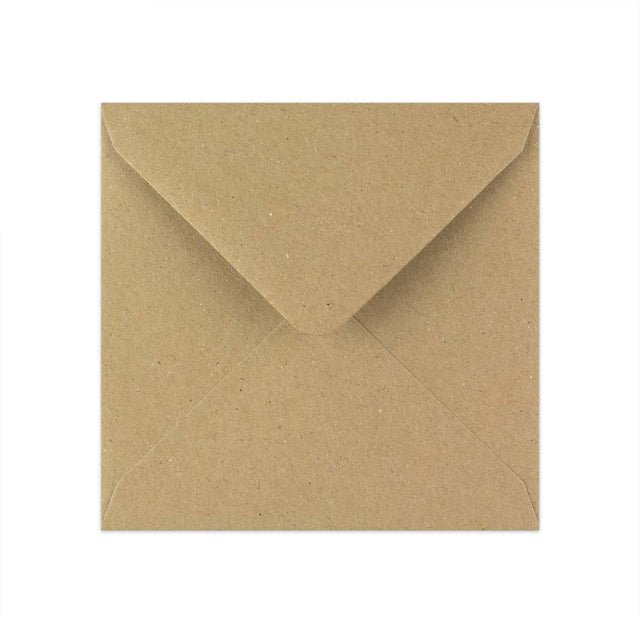Kraft V-Flap Gummed Envelopes 110 Gsm Fleck 130 x 130 mm