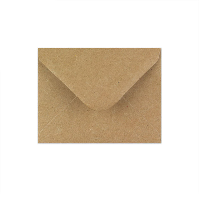 Kraft V-Flap Gummed Envelopes 110 Gsm Fleck 95 x 122 mm