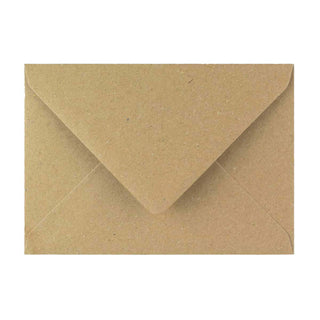 114x162 mm (C6) Vlek Kraft Envelop