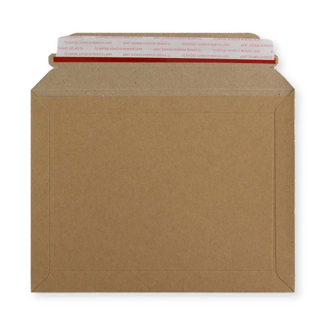 Manila Brown Peel & Seal Rigid Board Mailers Envelope (180 x 235mm)