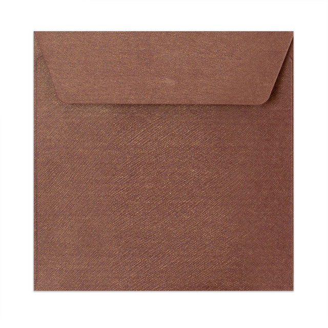 Textured Envelopes Brown 155 x 155 mm