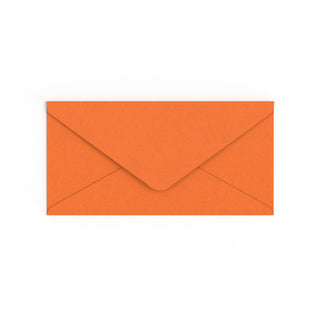 Vuur oranje envelop 110x220 mm (DL)
