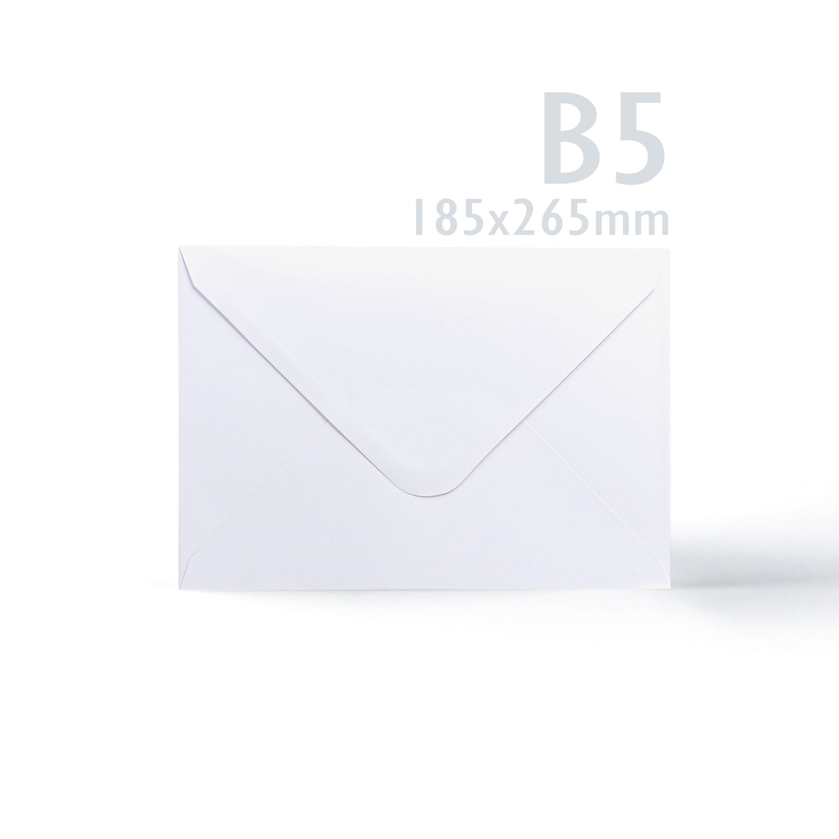 Witte gladde kaarten 300 g/m² en enveloppen 100g/m² – verpakking