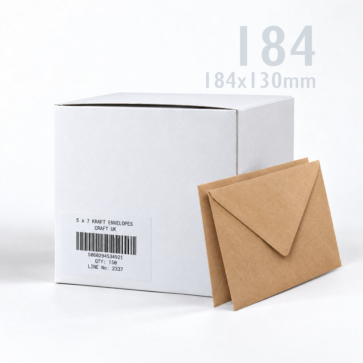Kraft Enveloppen 110 g/m² Pak van 150 stuks