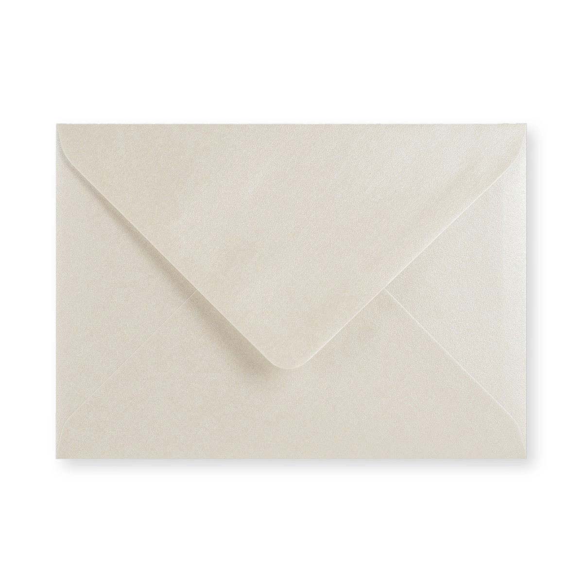 125x175 mm Grijswitte glanzende envelop
