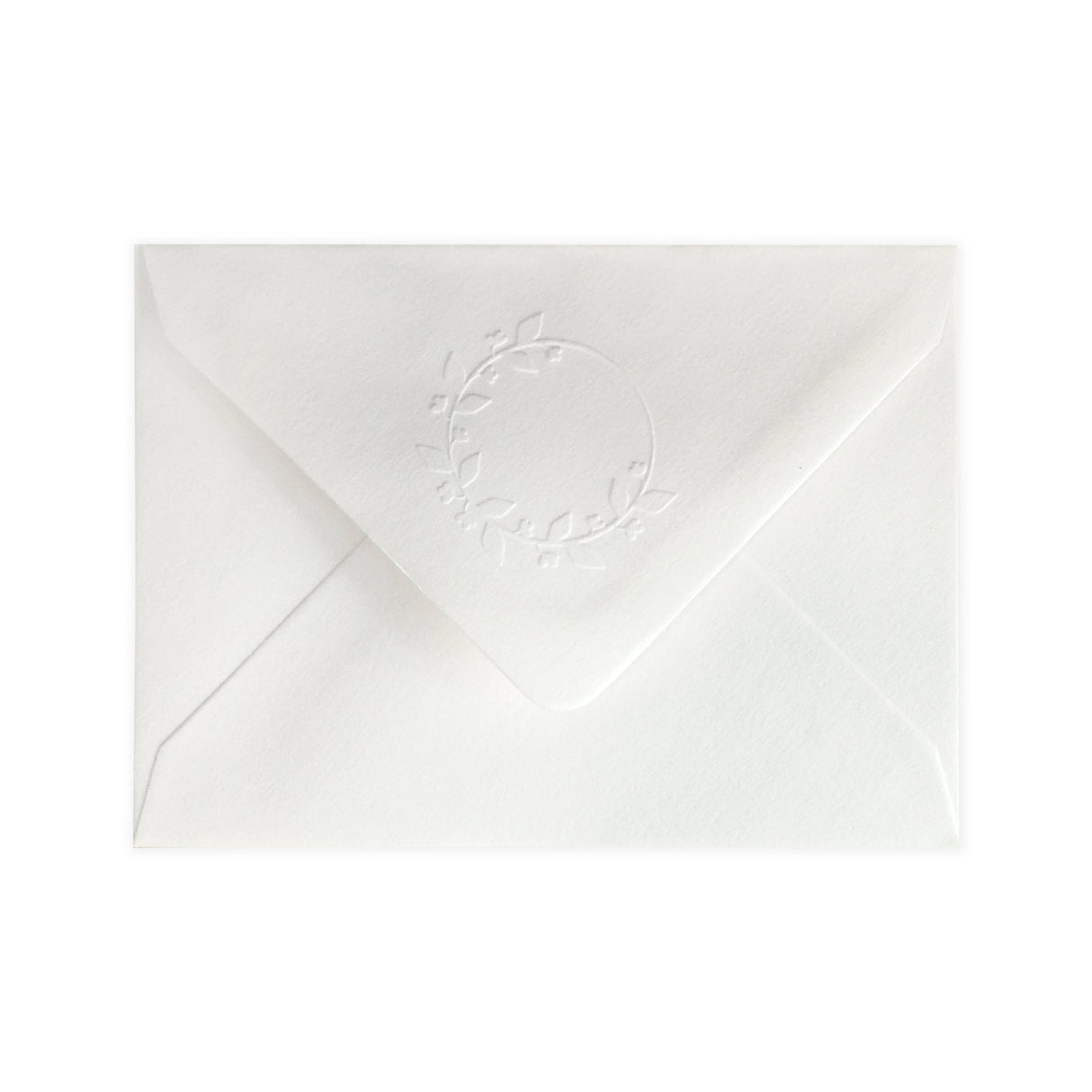 Flap met reliëftekening - Lauwerkrans