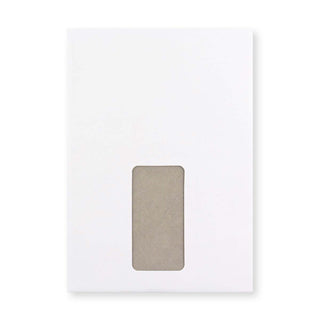 Witte Bordrug Envelop - Venster 229x162 mm (C5)
