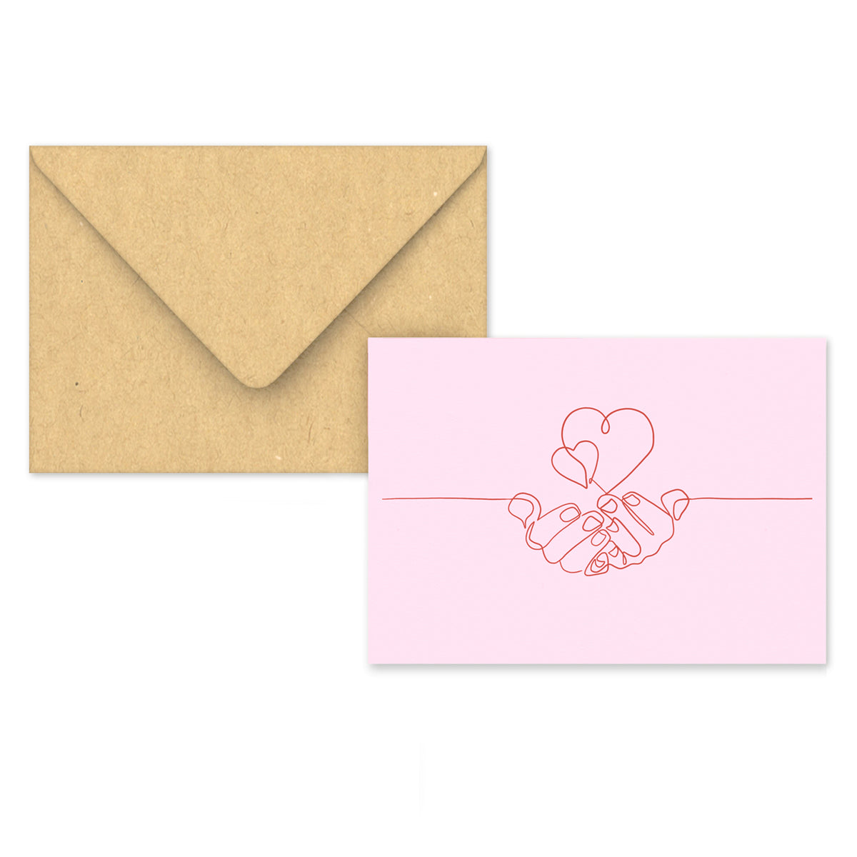 Valentijsdag enveloppen ”Liefde delen”