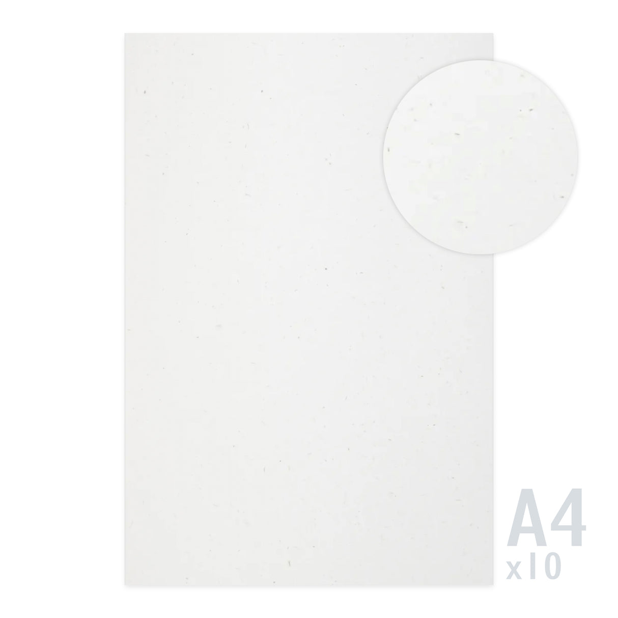 Wit papier 130g/m² - 10 A4 vel