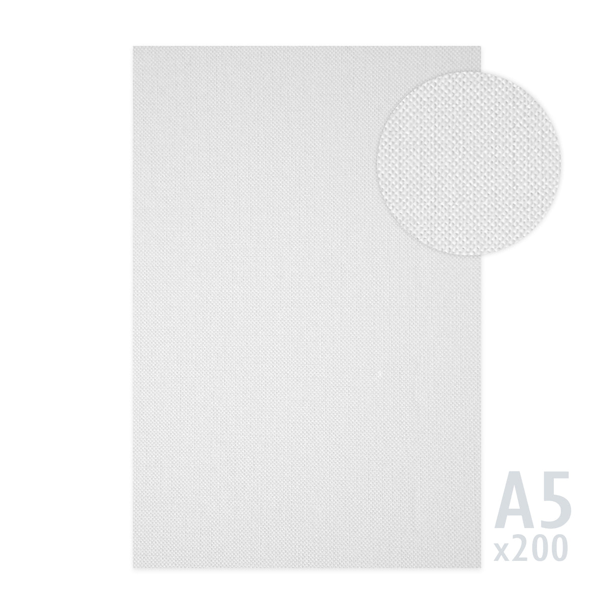 Wit geribd papier 185g/m²