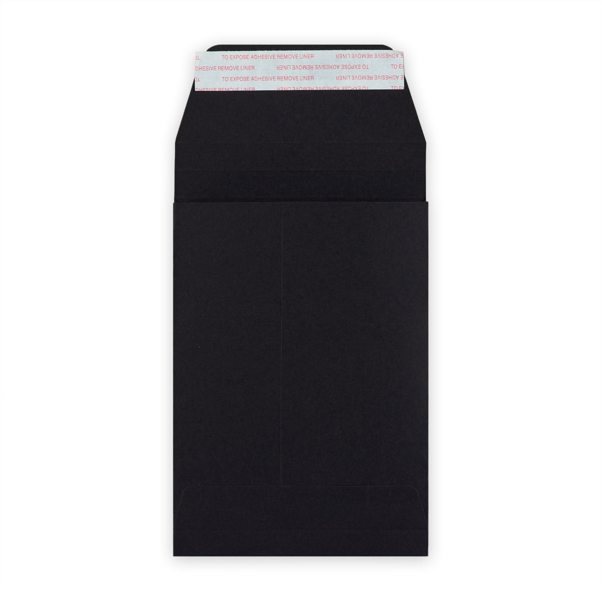 Zwart harmonica-envelop 162x114x25 mm (C6)
