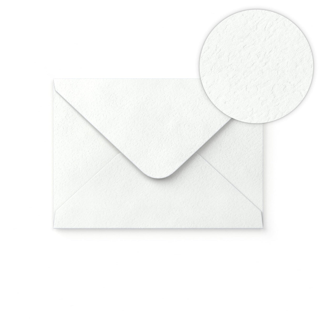 Witte envelop met hamerslageffect 125x175 mm