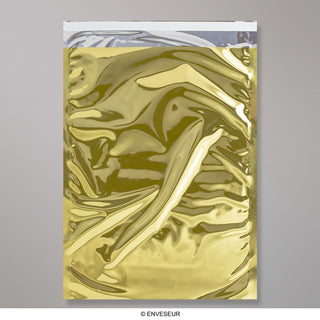 Glanzende metaalachtige foliezakken