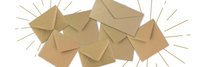 Enveloppen van kraftpapier