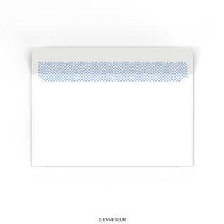 89x152 mm Witte Envelop
