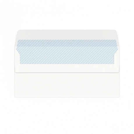 DL Witte envelop met binnendruk 100GSM (110 x 220mm)