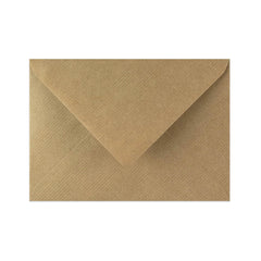 125x175 mm Bruin Geribbelde Envelop