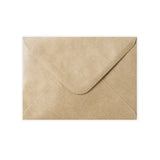 133x184 mm Bruin Geribbelde Envelop