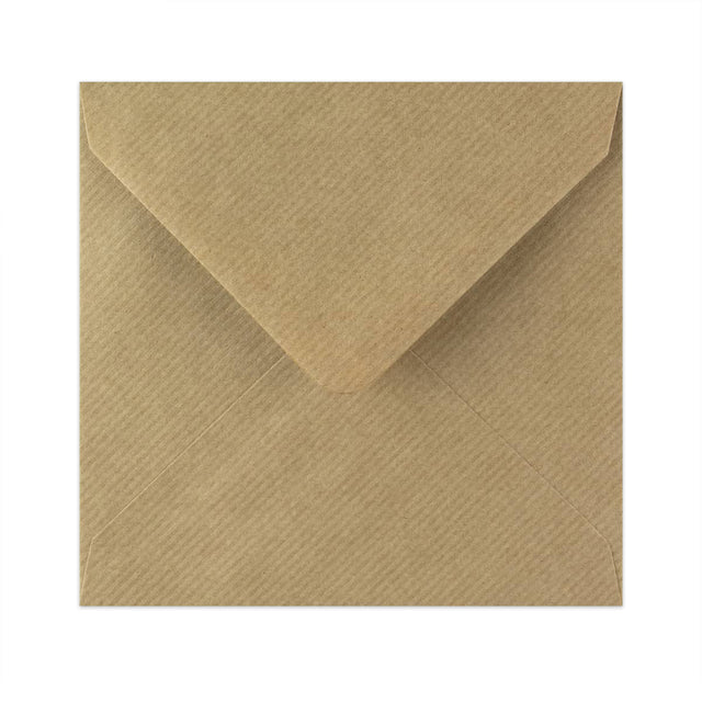 Kraft V-Flap Gummed Envelopes 100 Gsm Fleck 140 x 140 mm