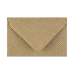 62x94 mm Bruin Geribbelde Envelop