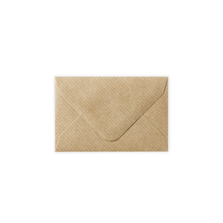62x94 mm Bruin Geribbelde Envelop