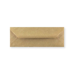 80x215 mm Bruin Geribbelde Envelop