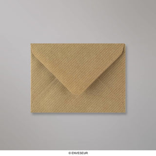 82x113 mm (C7) Bruin Geribbelde Envelop