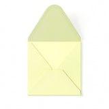 Ivoorkleurig Kuvert met Hamerslagmotief 110 x 110 mm