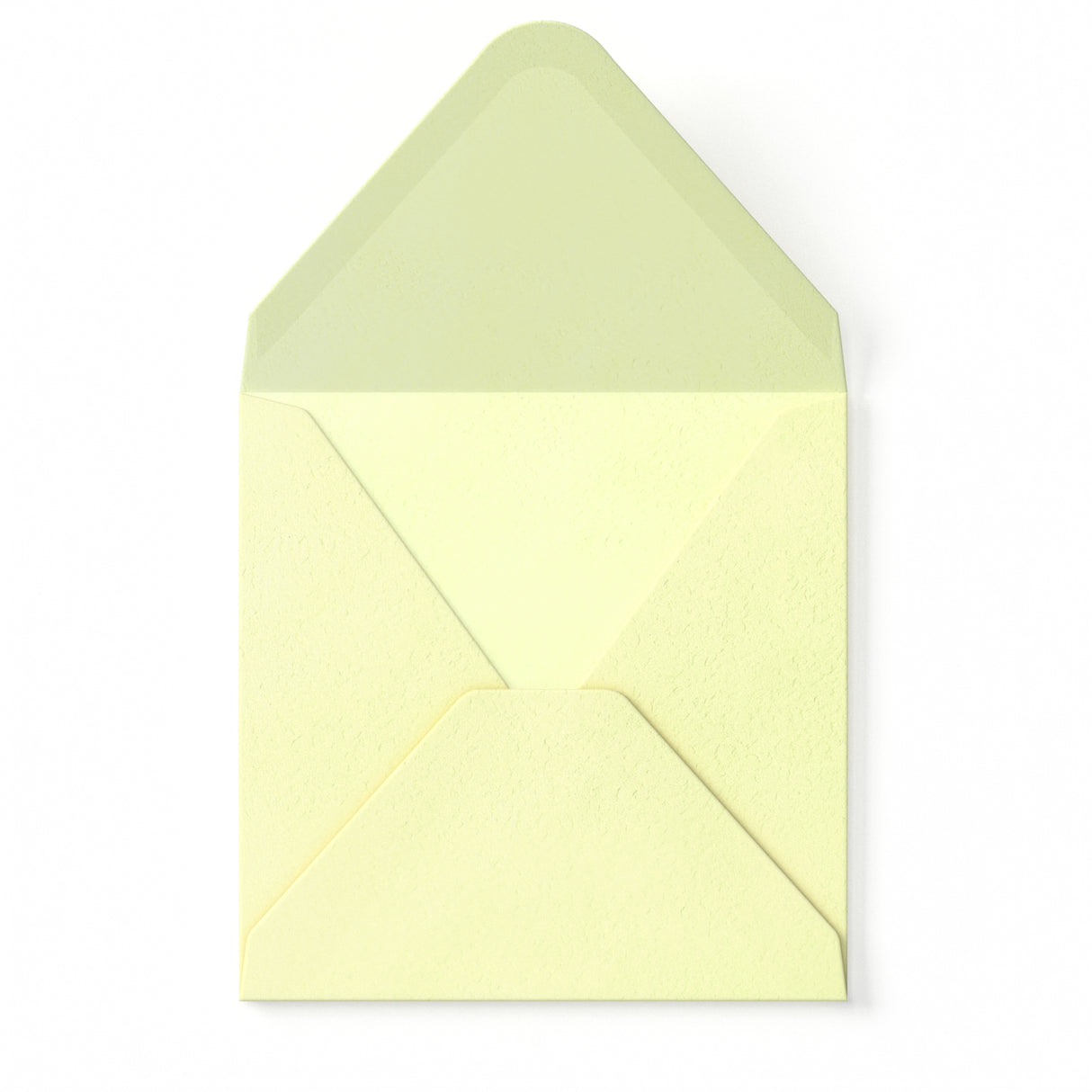 Ivoorkleurig Kuvert met Hamerslagmotief 155x155 mm
