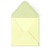 Ivoorkleurig Kuvert met Hamerslagmotief 155x155 mm