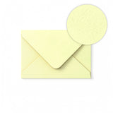 Ivoorkleurig Kuvert met Hamerslagmotief 65x94 mm