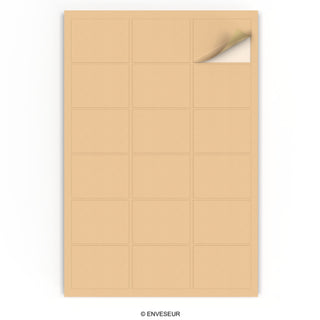 Rechthoekige zelfklevende etiketten