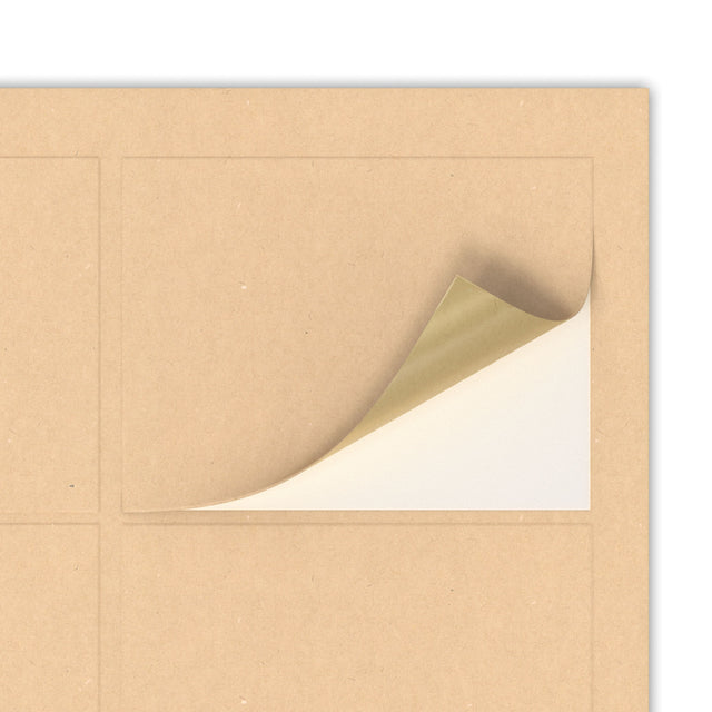 Rectangle Adhesive Labels Fleck 62 x 42 mm (18 labels)