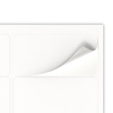 Rechthoekige zelfklevende etiketten