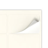 Rechthoekige zelfklevende etiketten