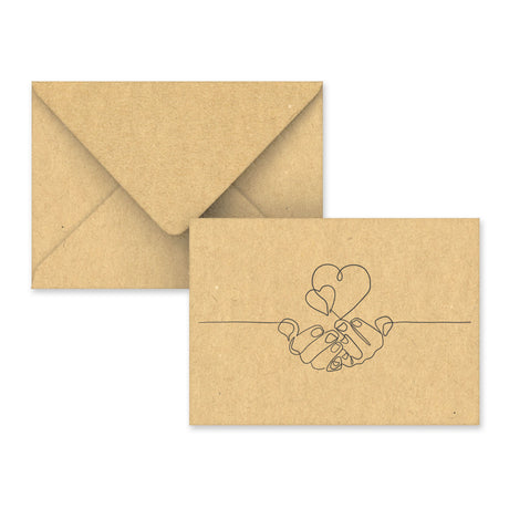 Valentijsdag enveloppen ”Liefde delen”