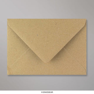 114x162 mm (C6) Vlek Kraft Envelop