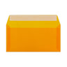 Coloured Translucent Envelopes Orange 110 x 220 mm (DL)