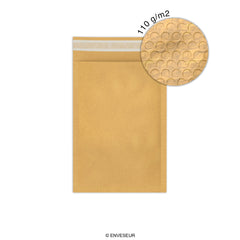 Economy Padded Bag Mailers Manila 165 x 100 mm 110 Gsm