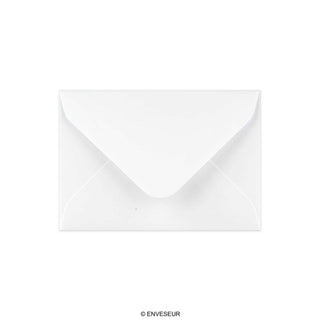 70x100 mm Wit Geweven Envelop