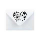 Envelop Pootafdruk motief