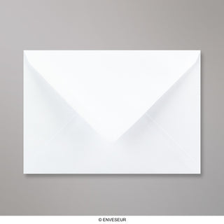 114x162 mm (C6) Wit Geweven Envelop