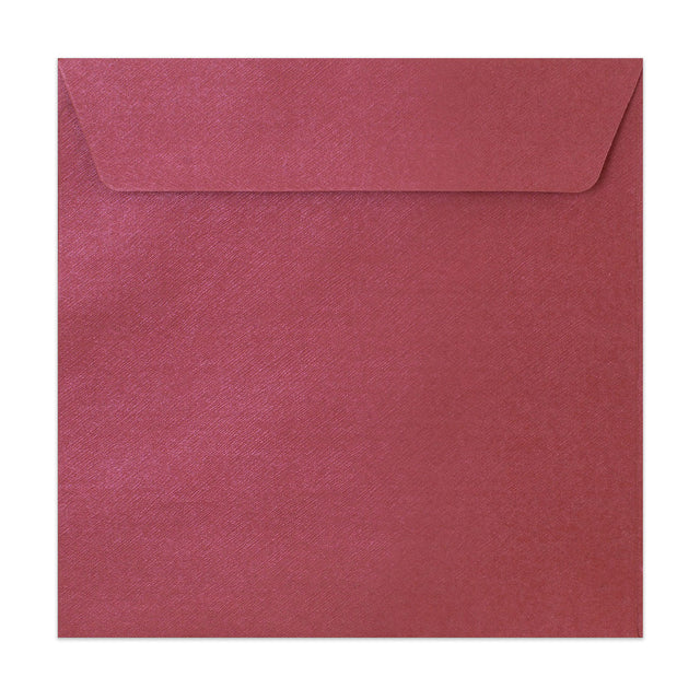 Textured Envelopes Claret 130 x 130 mm