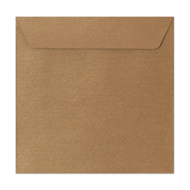 Textured Envelopes Bronze 155 x 155 mm