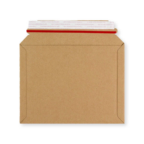 Manila Brown Peel & Seal Rigid Board Mailers Envelope (180 x 235mm)